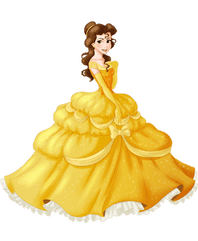 Раскраска Принцесса Белль