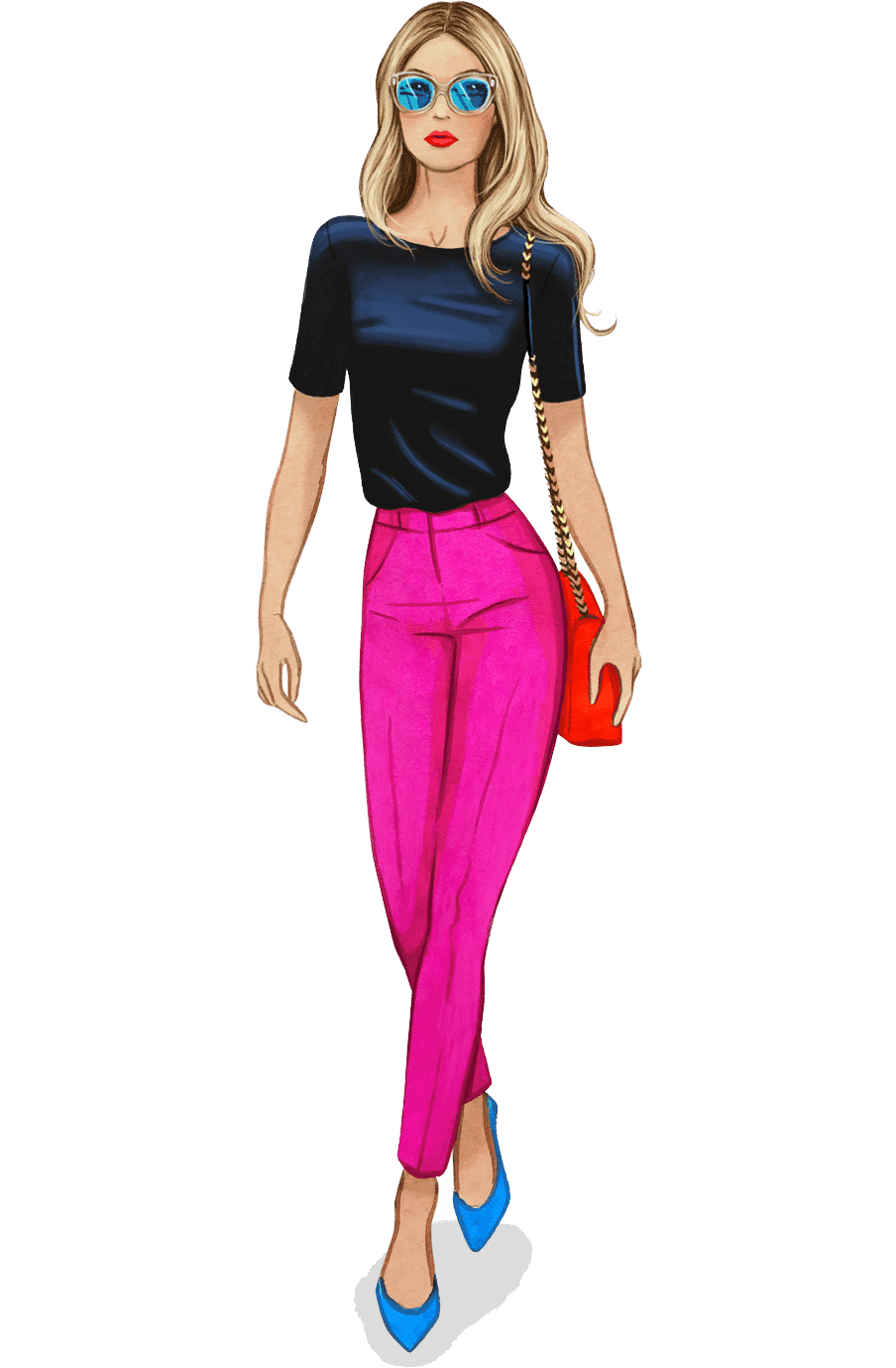 Раскраска Топ-модель