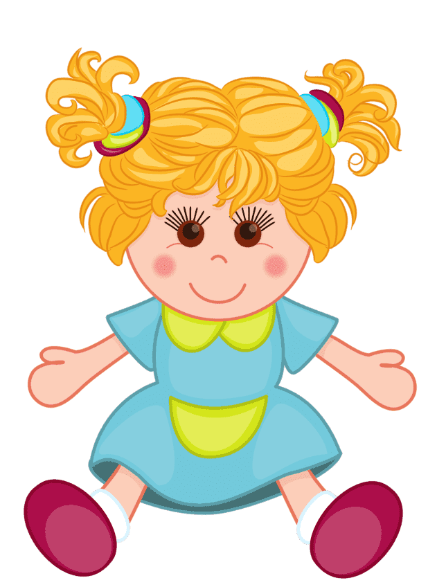 Раскраска Кукла