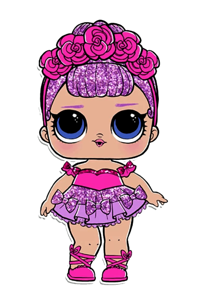 Раскраска Кукла Лол