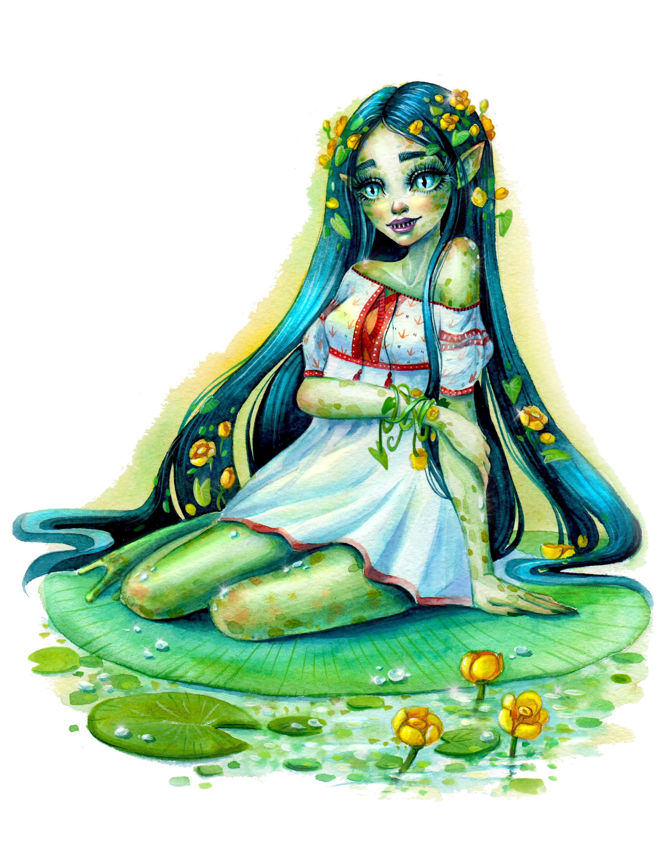 Раскраска Кикимора