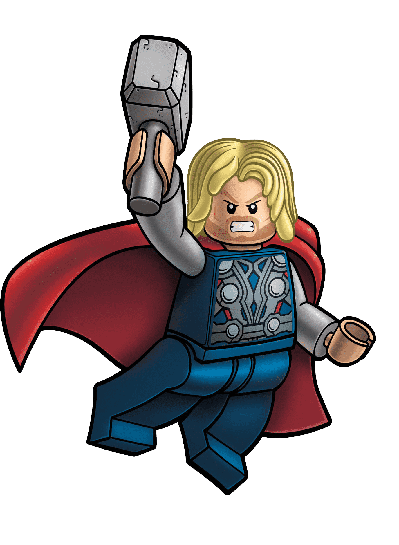 Раскраска Лего мстители