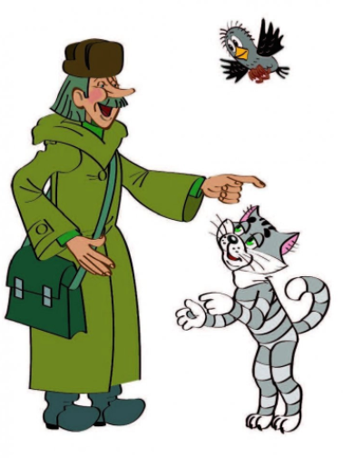 Раскраски Простоквашино