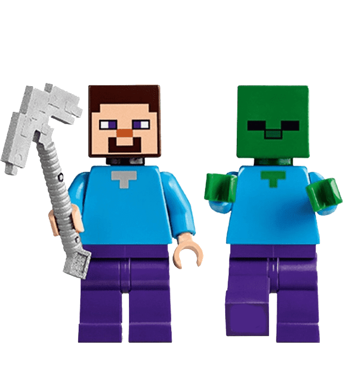 Раскраски лего майнкрафт