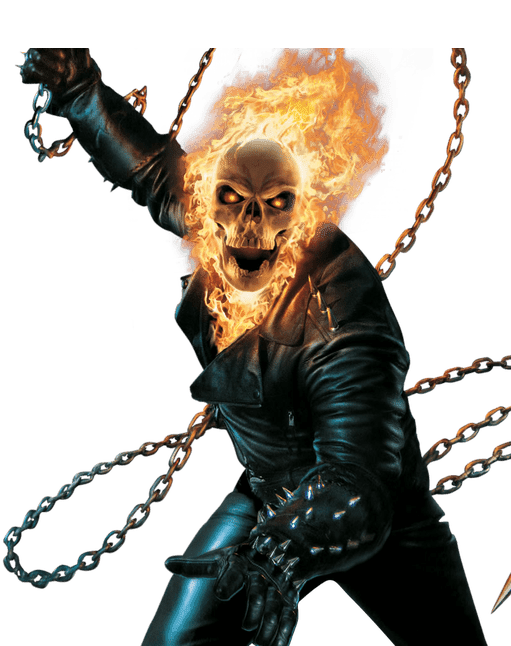 Раскраска Призрачный гонщик