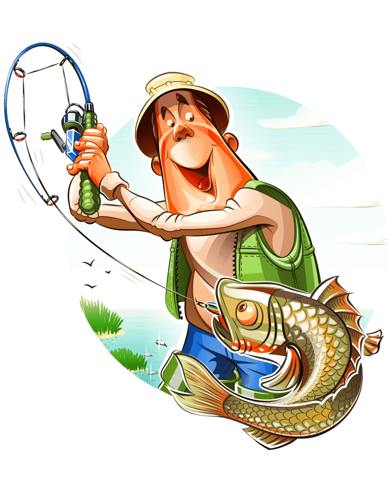 Раскраска Рыбалка