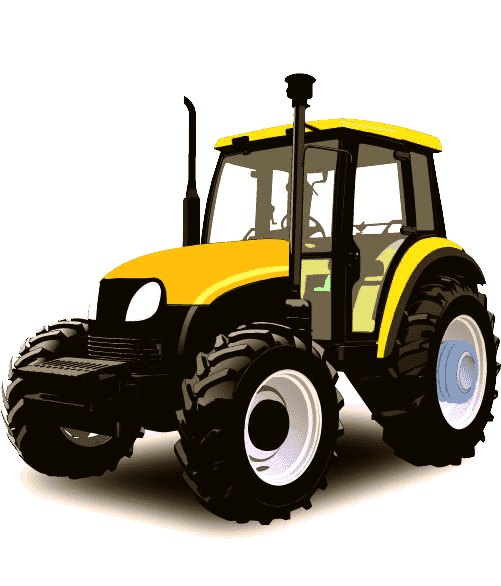 Раскраска Трактор