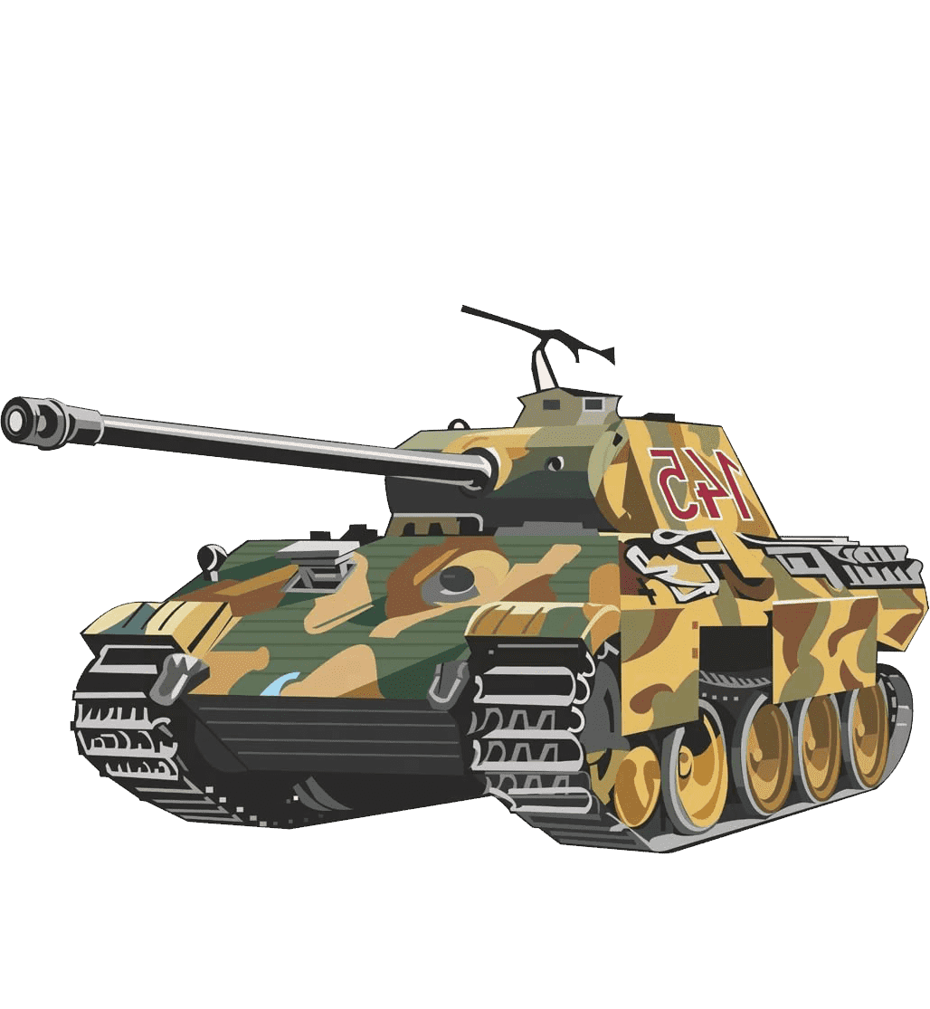Раскраска Танки
