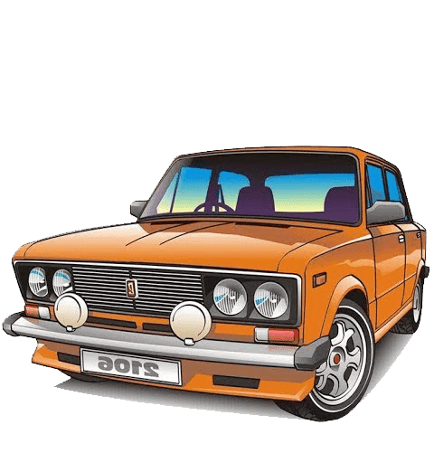 Раскраска Русские машины