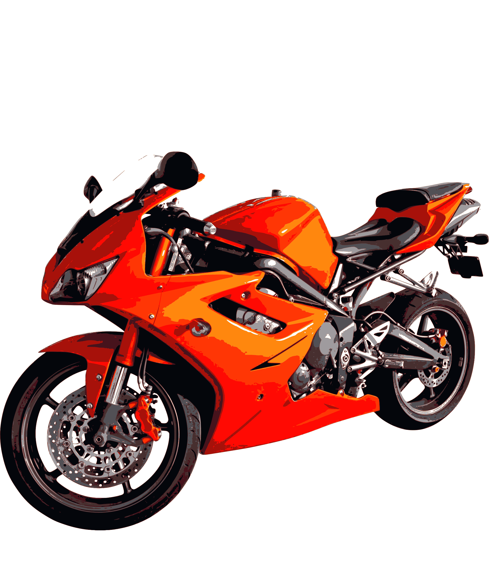 Раскраска Мотоцикл