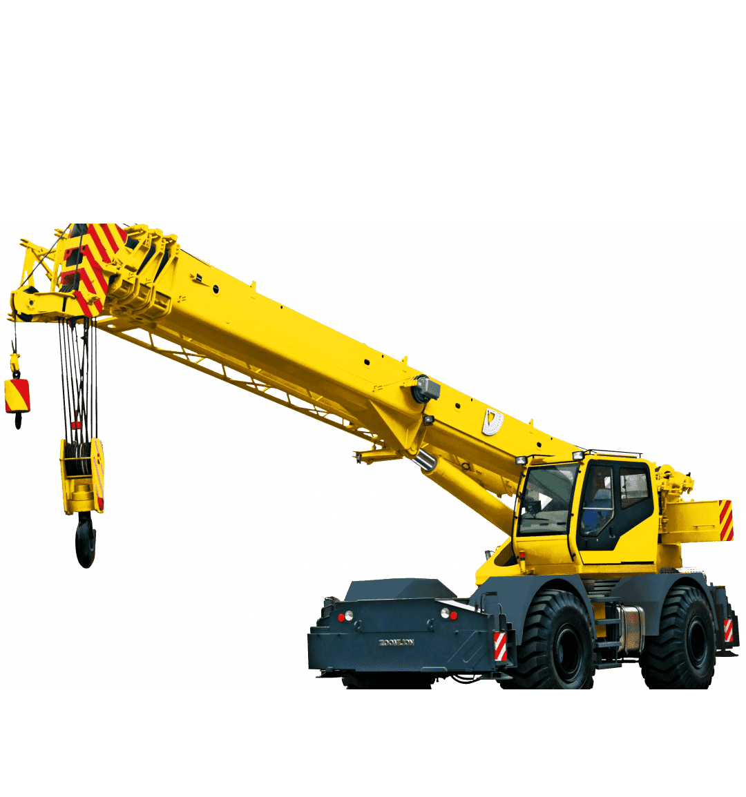 Раскраска Подъемный кран