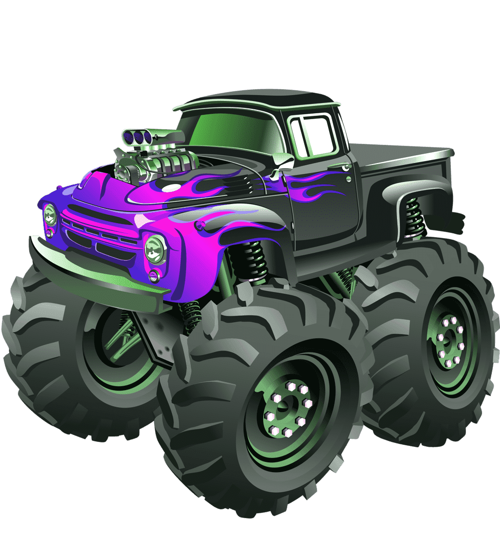 Раскраска Большие машины