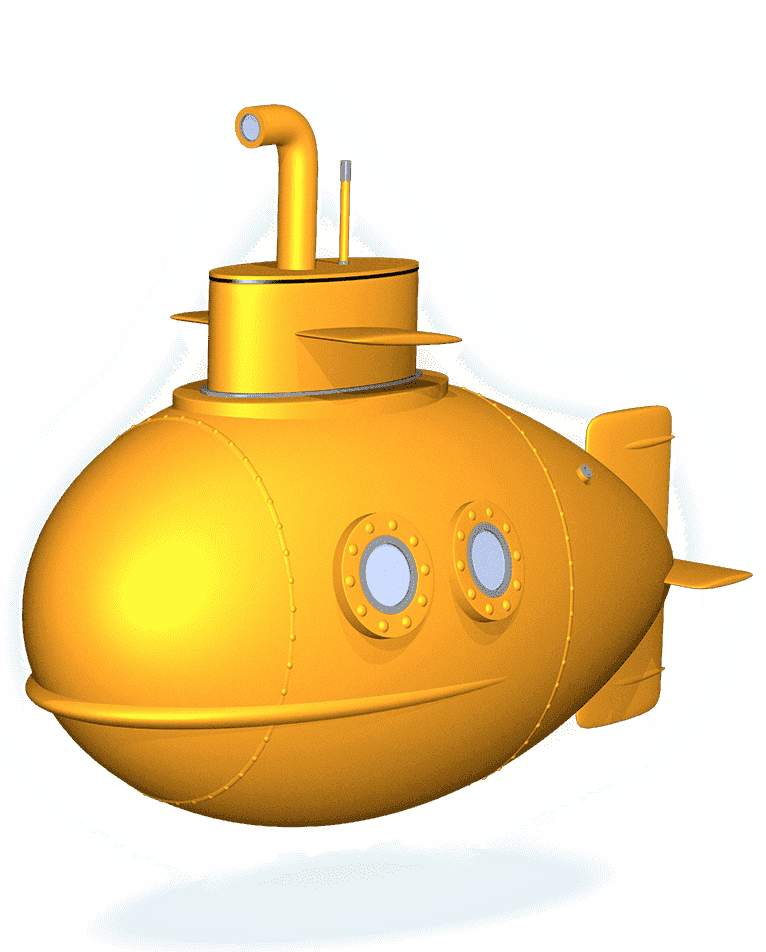 Раскраска Подводная лодка