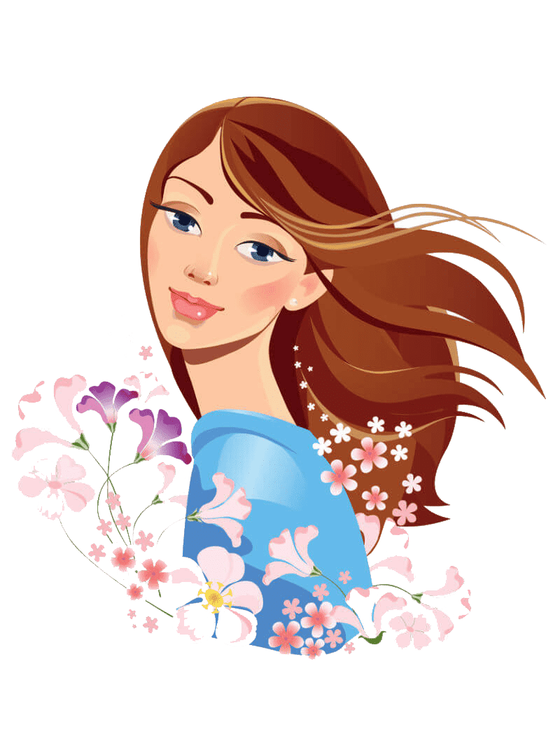 Раскраска Портрет мамы