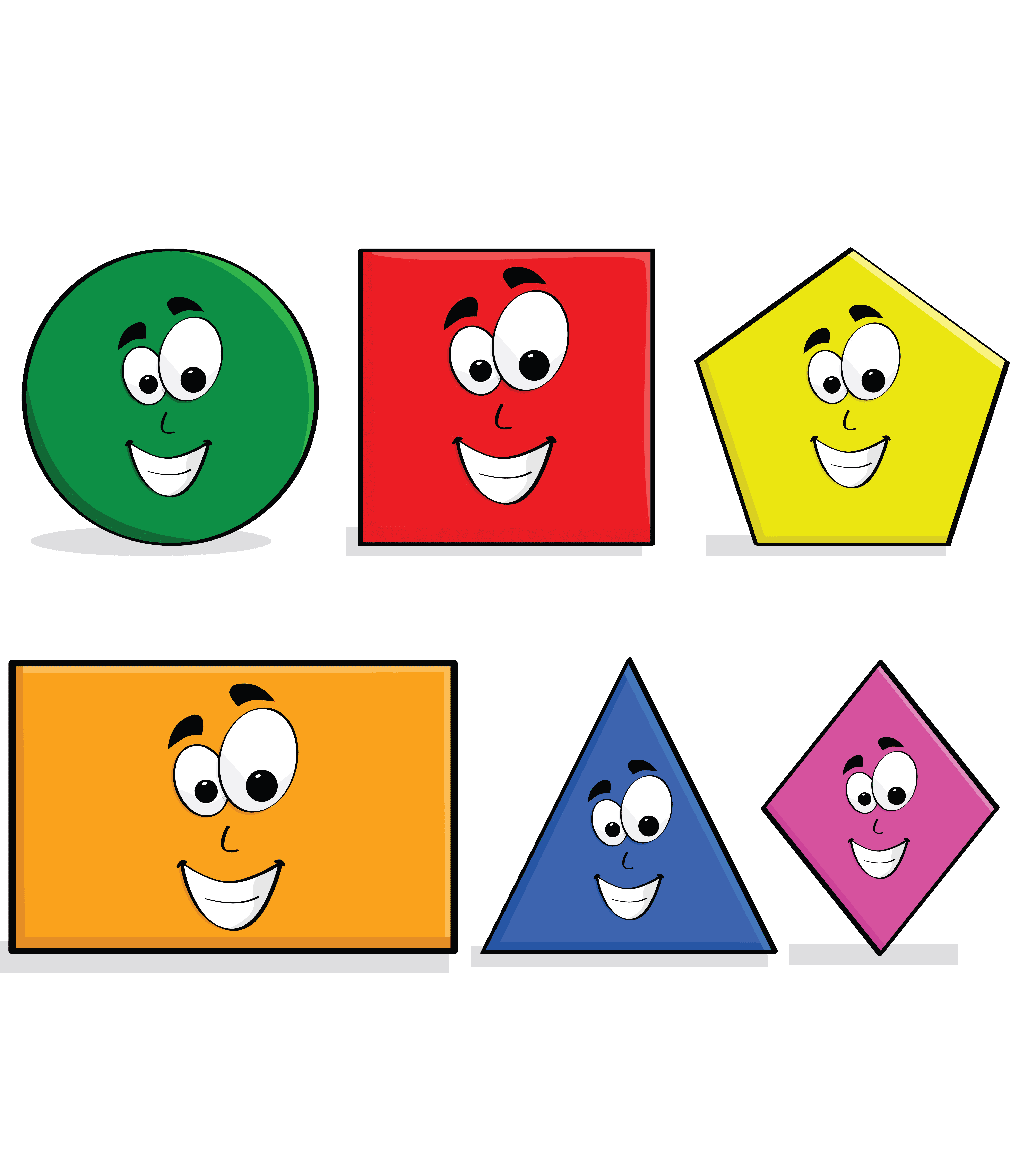 Раскраски Геометрические фигуры