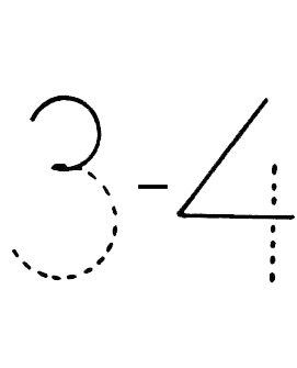 Раскраски по точкам для детей 3-4 лет