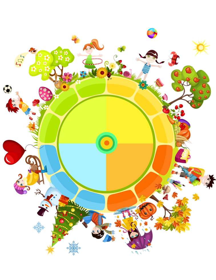 Раскраска Месяцы