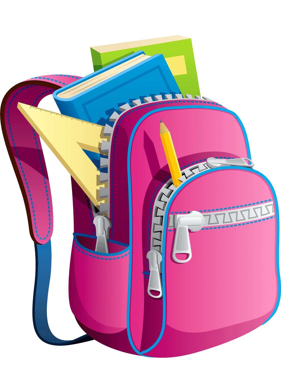 Раскраска Школьные принадлежности