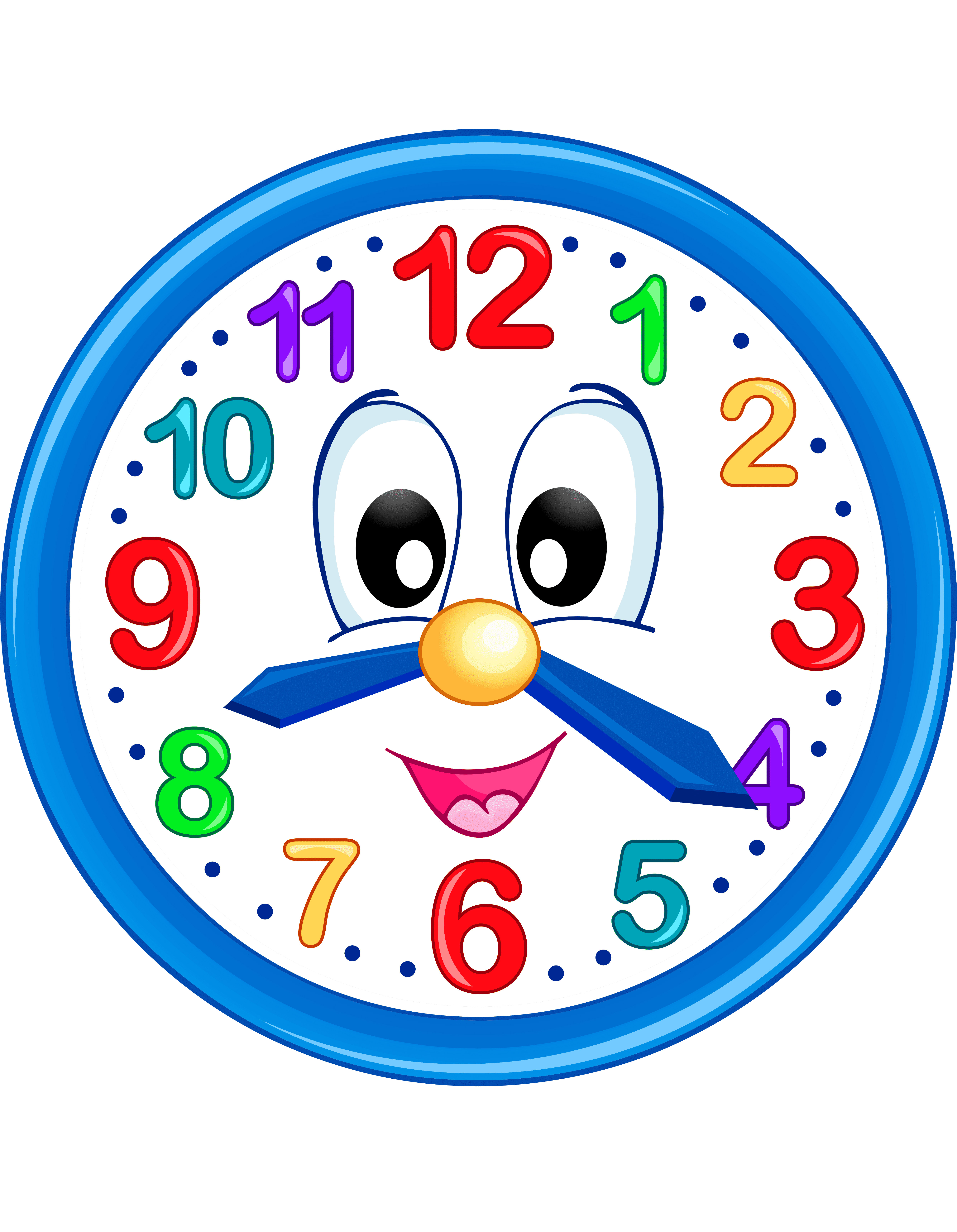 Раскраска Часы