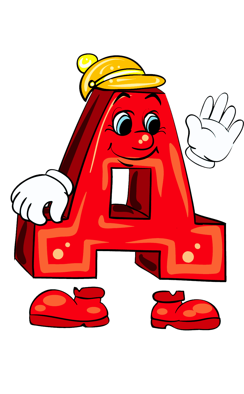 Раскраска Буква Д