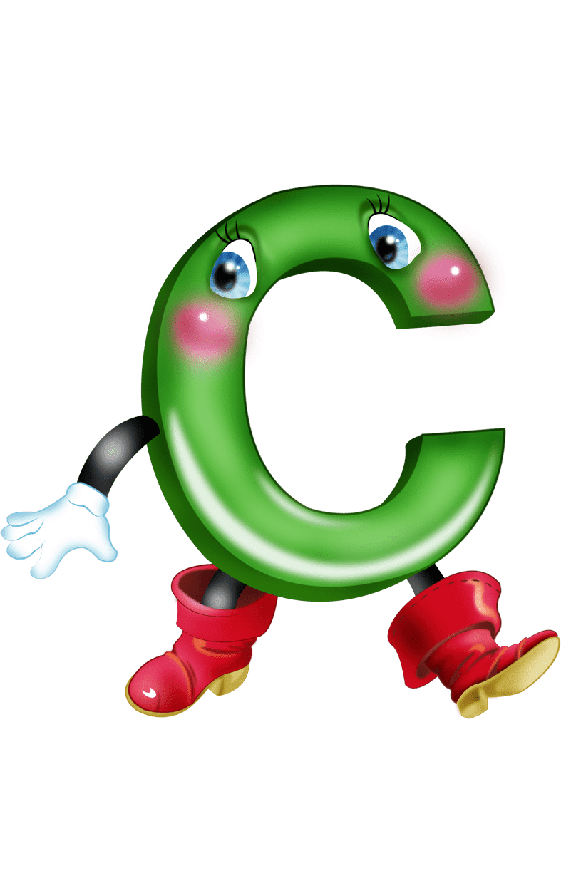 Раскраска Буква С