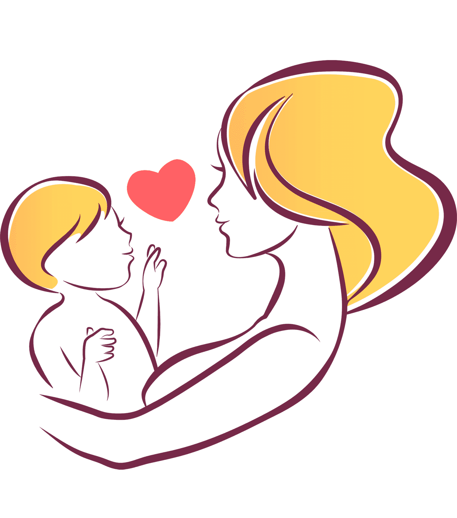 Раскраски ко Дню Матери