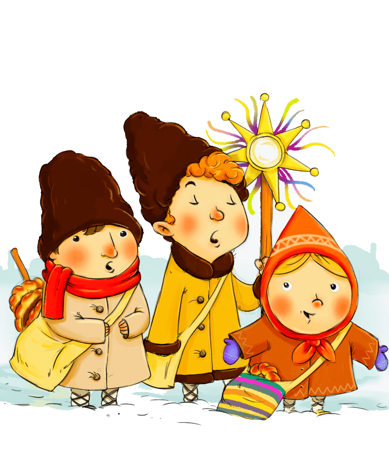 Раскраски Колядки