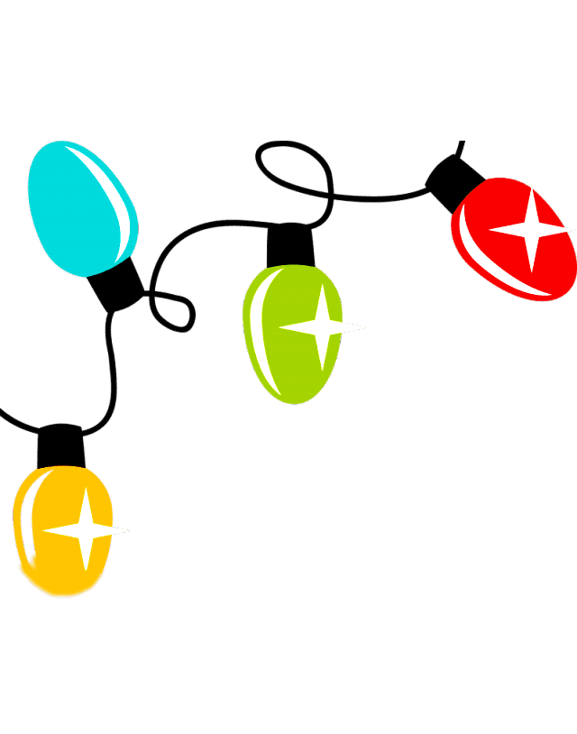 Раскраска Гирлянда