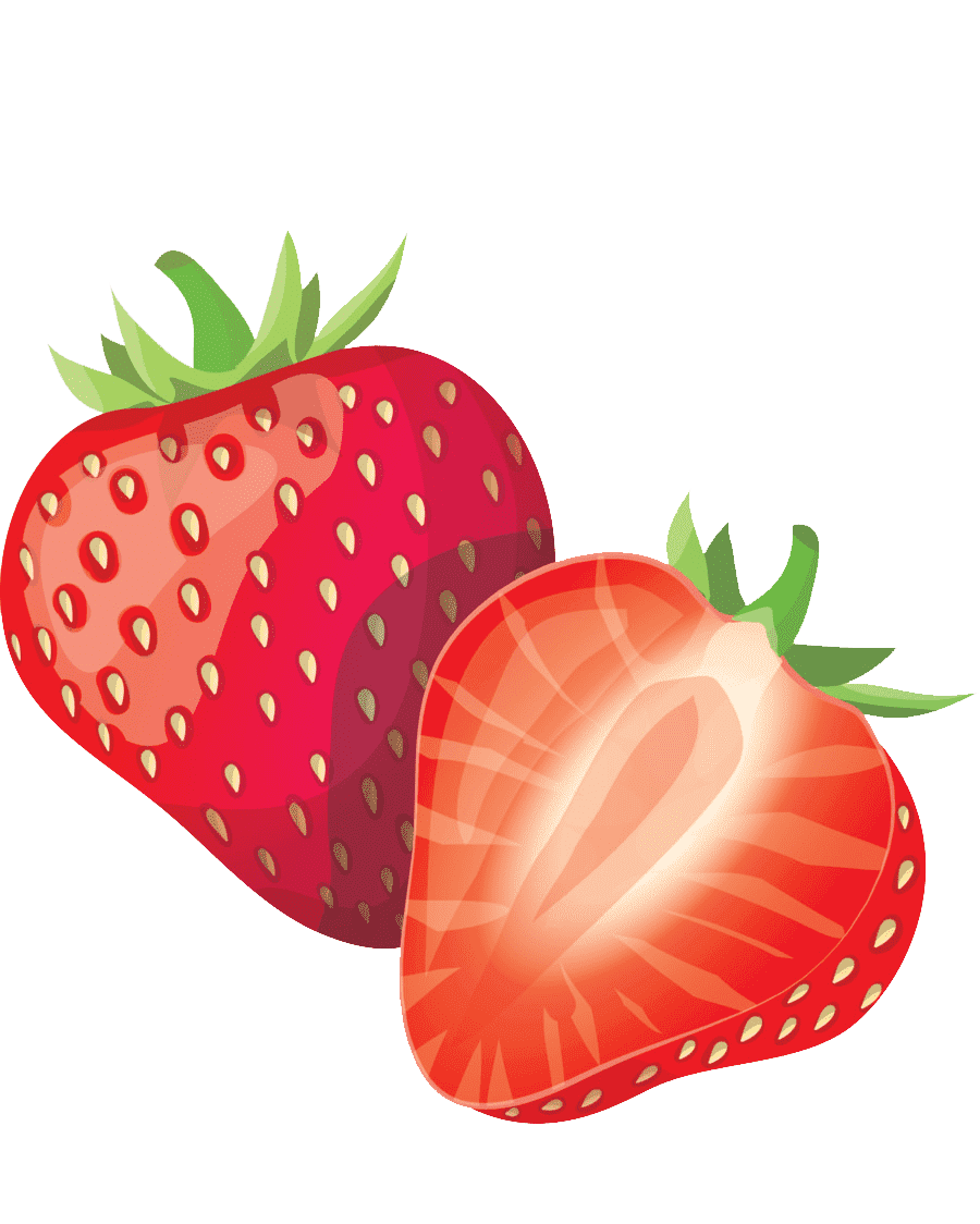 Раскраска Клубника