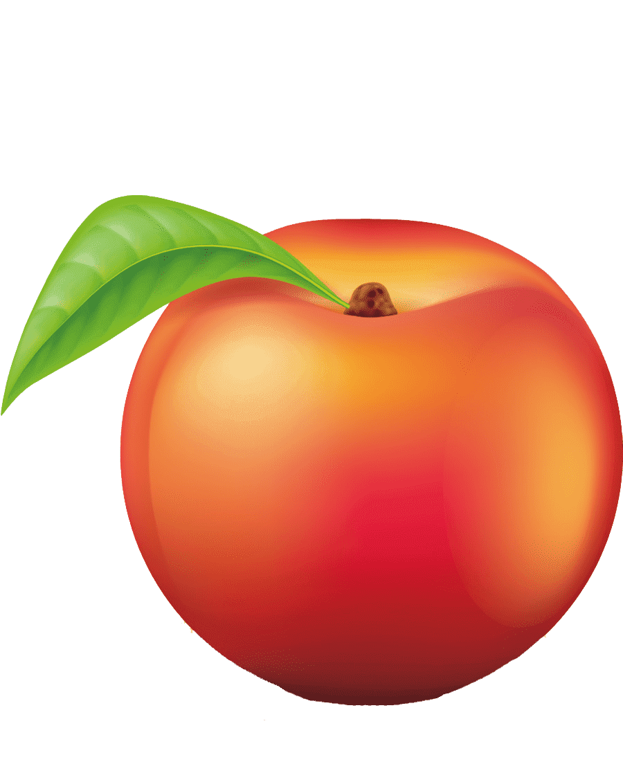 Раскраска Персик