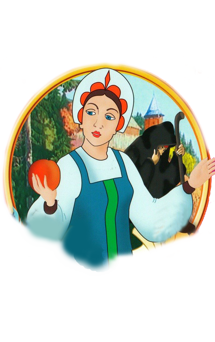 Раскраска Сказка о мертвой царевне и семи богатырях