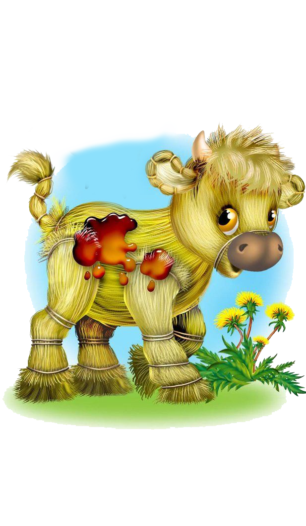 Раскраска Бычок смоляной бочок