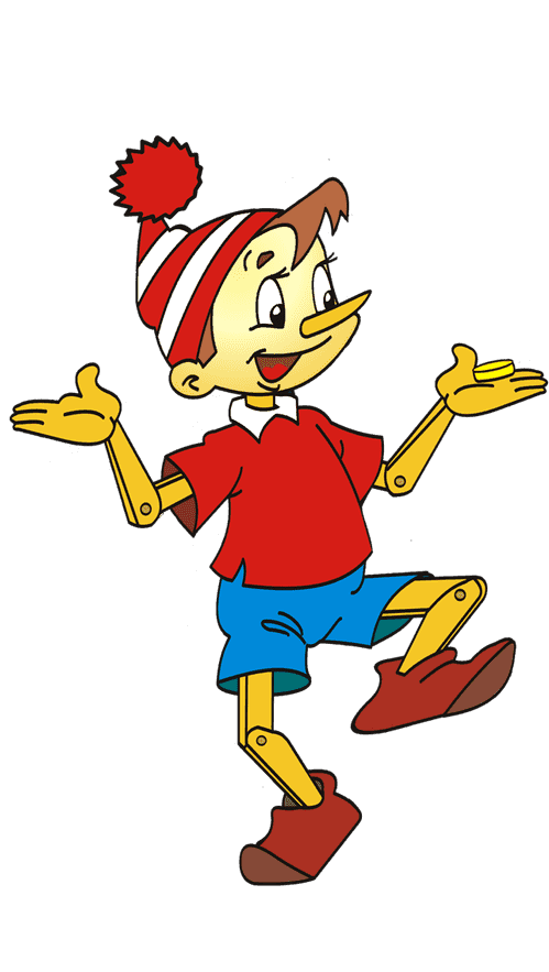 Раскраска Буратино