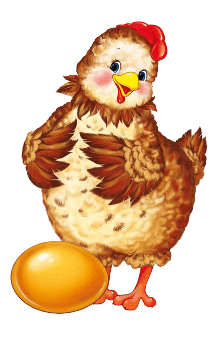 Раскраски Курочка Ряба