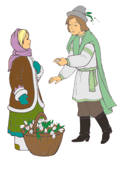 Раскраски из сказки 12 месяцев