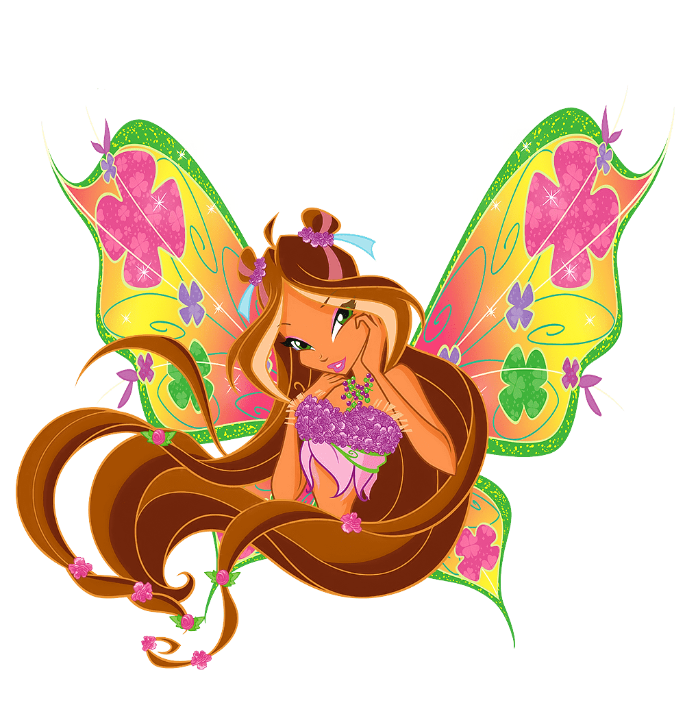 Раскраски Винкс Флора