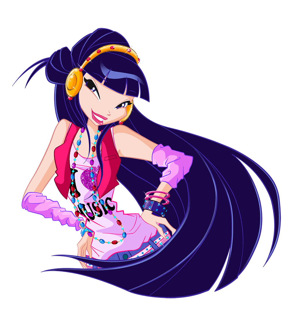 Раскраски винкс Муза