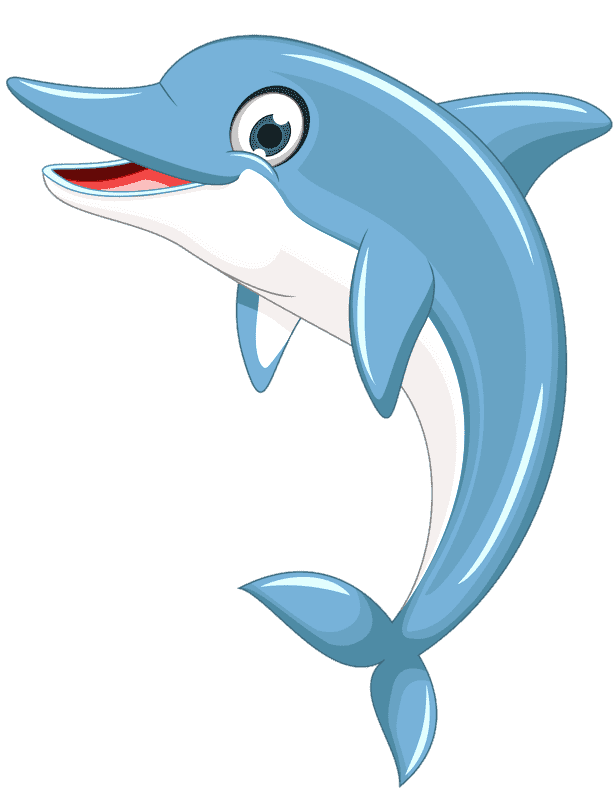 Раскраска Дельфин