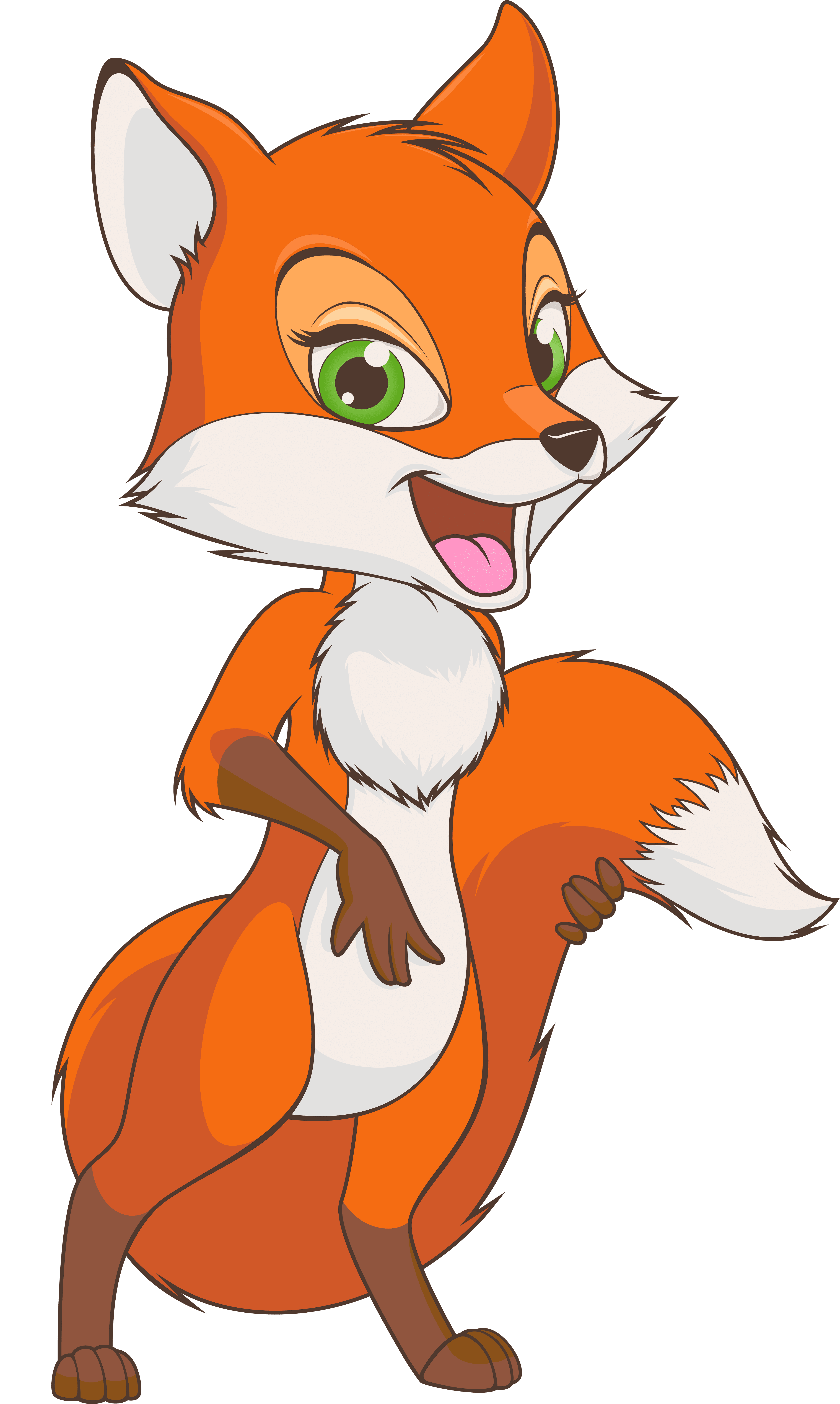 Раскраска Лиса