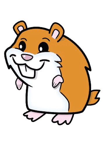 Раскраска Хомяк