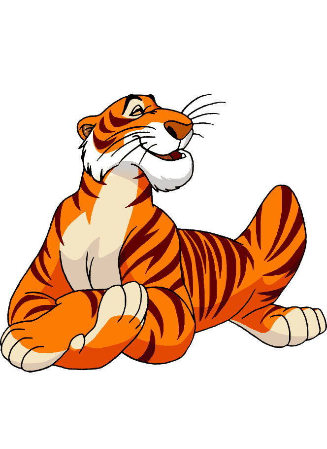 Раскраска Тигр