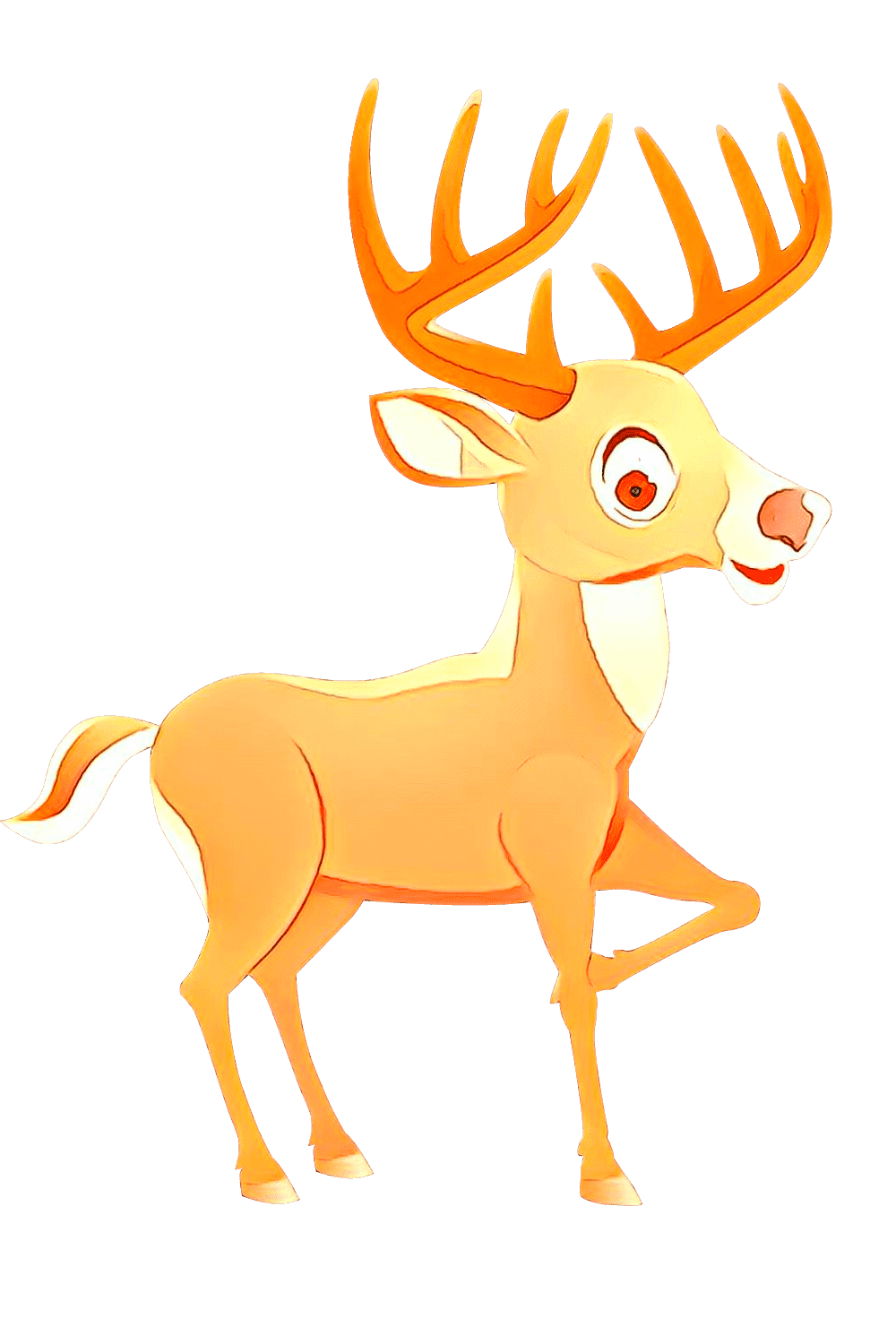 Раскраска Олень