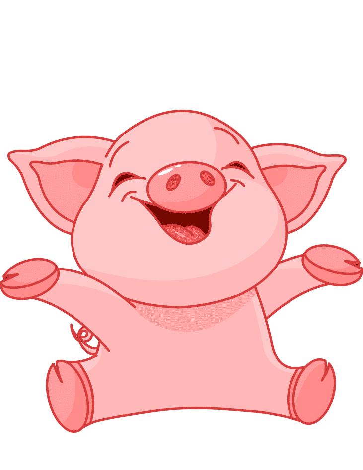 Раскраска Свинья