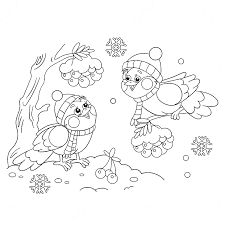 Раскраска Cнегирь