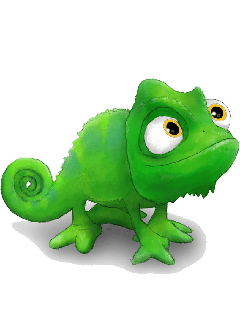 Раскраска Хамелеон