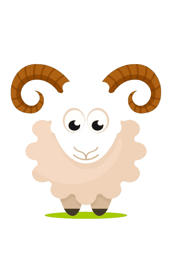 Раскраска Баран