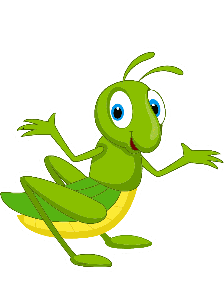 Раскраска Кузнечик