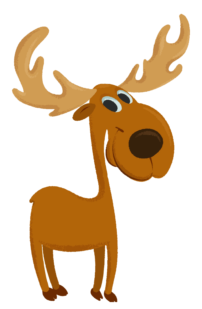 Раскраска Лось