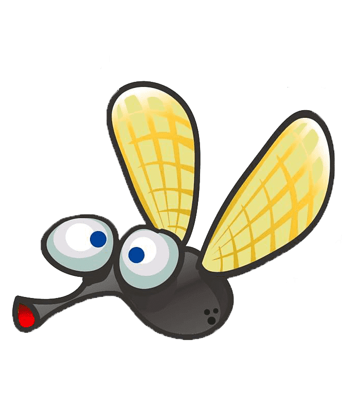 Раскраска Муха