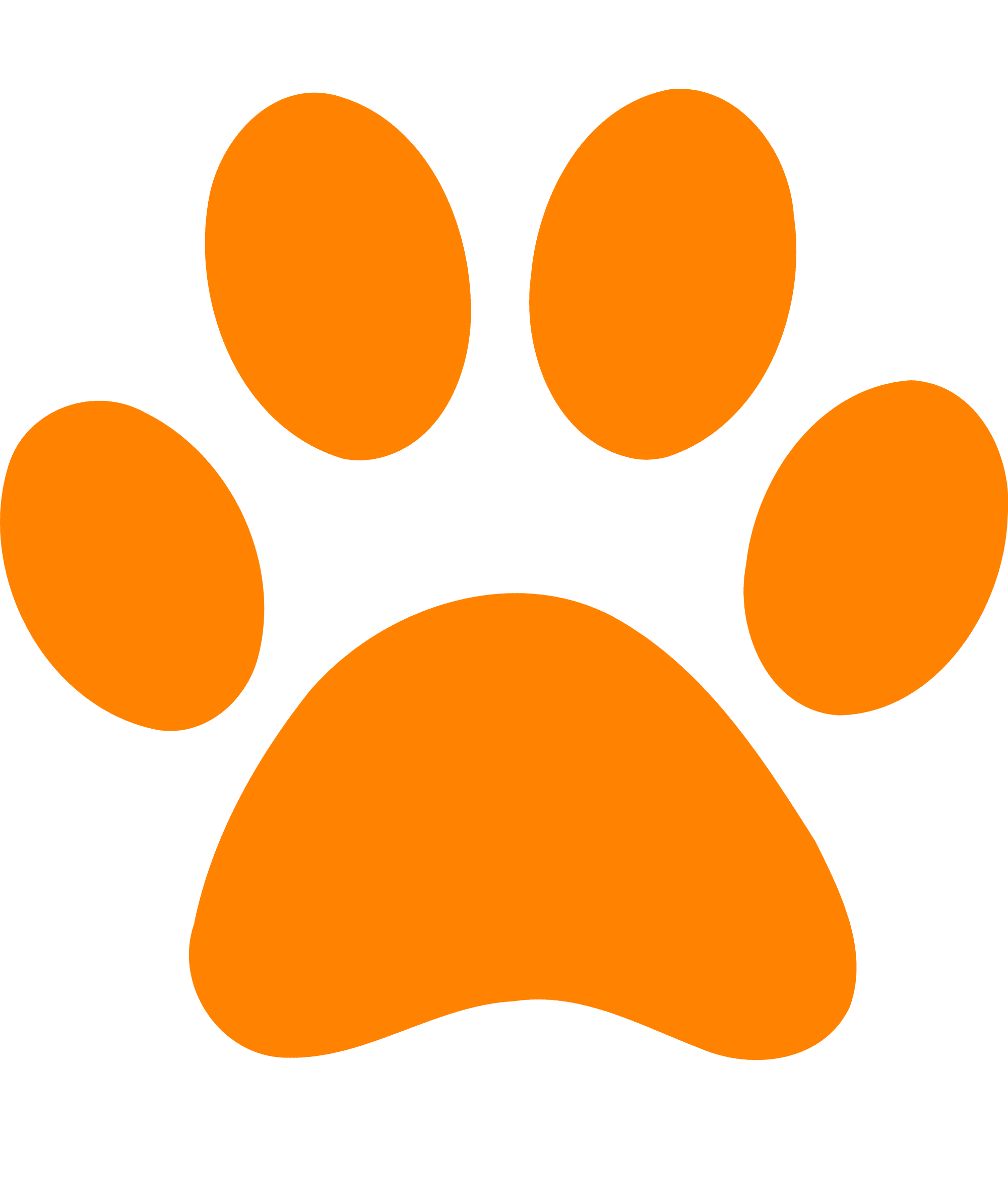 Раскраска Лапы